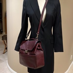 Schouler Kent Bag Vachetta Lux Burgundy Satchel Tote